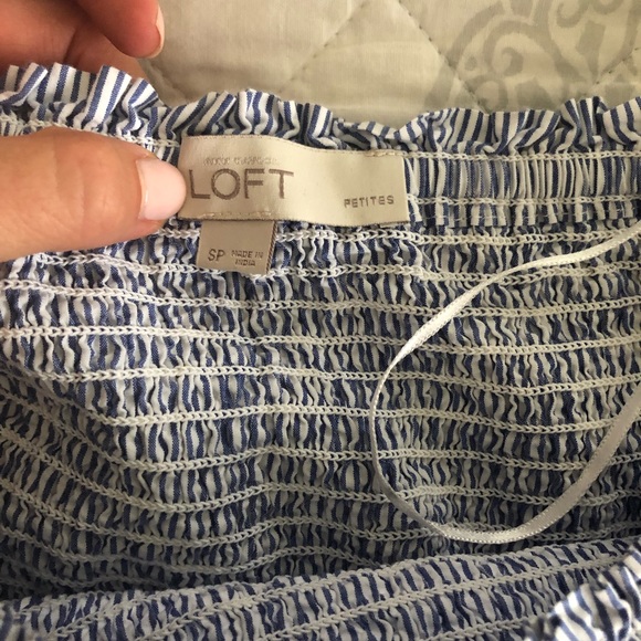 Off the shoulder ribbed cotton shirt - Picture 2 of 3